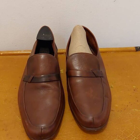 Men, BALLY LEATHERS LOAFERS 54897 04 SIZE 7.5 M - Picture 1 of 14